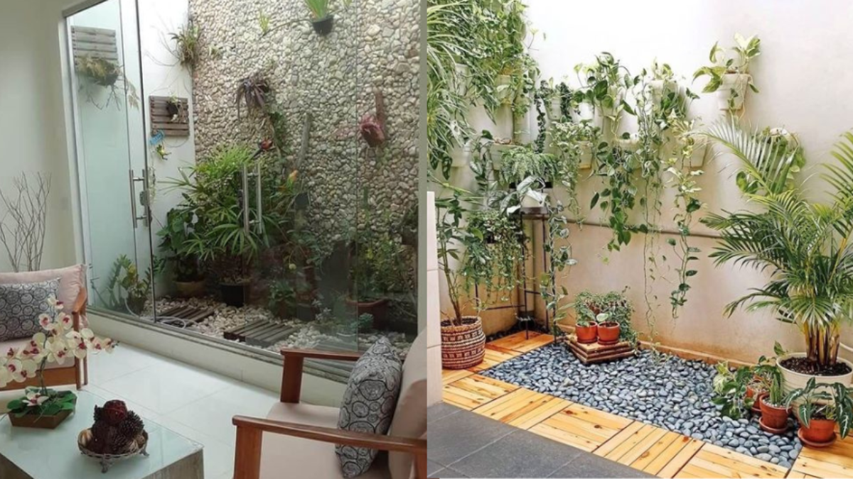 7 Inspirasi Desain Taman Minimalis di Dalam Rumah Cantik Mudah Ditiru - archland DEVELOPMENT