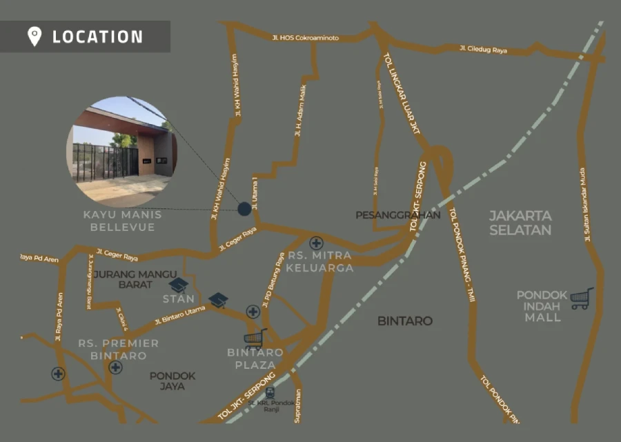 Lokasi Kayu Manis Bellevue